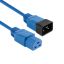 ACT Powercord C20 male - C21 famale 2m Blue