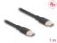 DeLock USB cable USB-C to USB-C 1m Black