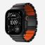 Nomad Stratos Band FKM for AW 45/46/49mm Black Titanium Ultra Orange
