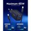 Spigen Essential 45W Wall Charger Black