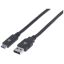 Manhattan USB 3.0 Type-A to Type-C Device Cable 2m Black