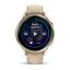 Garmin Venu 4 41mm Lunar Gold with Sand Leather Band