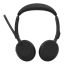 Jabra Evolve3 65 MS Stereo Link 390a Wireless Bluetooth Headset + Stand Black