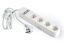Gembird Smart power strip with USB charger 4 sockets White