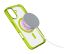 Cellularline ikonikus hátlap Magsafe támogatással Apple iphone 16 készülékhez, átlátszó/lime