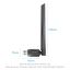 Vention KDTB0 AC650 USB Wi-Fi Dual Band Network Adapter With High Gain Antenna Black