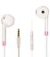 2GO Comfort In-Ear Stereo Headset White/Pink