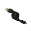 Logilink USB A Male to microUSB B Male cable with Gold Shell & Contacts