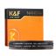 K&F Concept NANO-X series, MCUV + CPL szűrő, vízlepergető, karcálló, fém objektívsapka + tok, 55mm
