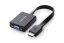 UGREEN 40248 VGA (D-Sub) to HDMI adapter cable Black