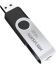 Hikvision HIKSEMI Pendrive - 16GB USB3.0, ROTARY M200S, Ezüst-Fekete