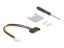 DeLock Adapter Mini PCIe male to PCIe 3.0 x16 slot 90° angled with cable 20cm