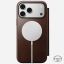 Nomad Modern Leather Folio (Horween) for iPhone 18 Pro Max/17 Pro Max Rustic Brown