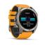 Garmin fenix 8 51mm AMOLED Sapphire with Orange/Graphite Silicone Band