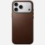 Nomad Traditional Leather Case for iPhone 18 Pro Max/17 Pro Max Brown