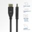 ACT DisplayPort 2.1 cable 8K male to male 1m Black
