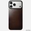 Nomad Magnetic Leather Back (Horween) Magsafe case for iPhone 17 Pro Max Rustic Brown