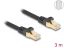 DeLock CAT6A S-FTP Patch Cable 3m Black