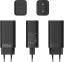 Vention 3-Port USB Charger Black