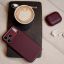 Decoded Leather Backcover iPhone 17 Pro Dark Ruby