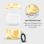 Burga Airpods Case for Airpods 4 Lemon Tart