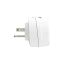 SKROSS Európába utazóknak földelt USA Adapter White