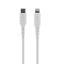 FIXED Liquid Silicone Cable USB-C/Lightning, 2m, white