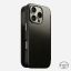 Nomad Leather Folio case for iPhone 16 Pro Green Chrome