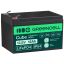 Green Cell LFPGC12V12AH CUBE Akkumulátor LiFePO4 12Ah 12.8V 153.6Wh Lítium-vas-foszfát hoz Kerekesszékhez, Játékhoz, Robogóhoz