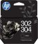HP 302/304 Black tintapatron