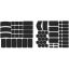 Keychron Pre-Cut Universal Grip Kit fekete