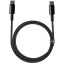 Baseus Tungsten Gold USB-C - USB-C Cable 2m Black