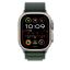 Apple Watch 49mm Loop Dark Green-Natural Titanium Small