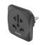 Hama EU átalakító utazó adapter Black