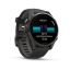 Garmin fenix 8 43mm AMOLED Sapphire, Carbon grey DLC titanium with Black/pebble grey silicone band