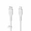 Belkin BOOST CHARGE Silicone cable USB-C to Lightning - 2M - White