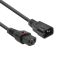 ACT Powercord C13 IEC Lock - C14 3m Black
