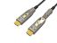 EQuip HDMI 2.0 Detachable Type D + A Active Optical Cable 4K/60Hz 15m Grey