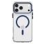 Spigen Ultra Hybrid Optik S MagSafe case for iPhone 18 Pro/17 Pro Clear Deep Blue