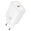 Hoco N60 Gentle USB-C PD20W Charger with USB-C cable White