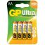 GP ULTRA AA (LR6) 15AU TARTÓS ALKÁLI ELEM 4DB/CSOM