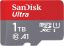 Sandisk 1TB microSDHC Ultra Class 10 UHS-I A1 (Android) + adapterrel