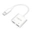 Logilink UA0433 USB-C adapter with PD charging port White
