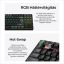 Keychron K8 Ultra 8K Bluetooth / vezeték nélküli magyar Apex Red mechanikus billentyűzet fekete