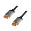Logilink HDMI A/M to A/M 8K/60 Hz aluminium cable 2m Black
