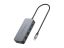 Conceptronic  ABBY24G USB-C to Dual-Port Gigabit Network Adapter with 2-Port USB Hub