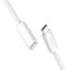 Logilink USB 2.0 Type-C cable C/M to C/F 100W 1m White