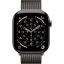 Apple Watch S11 Cellular 46mm Slate Titanium Case with Slate Milanese Loop M/L