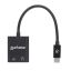 Manhattan USB-C Audio Adapter Black