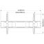 TECHLY  Fixed Wall Bracket for LCD LED TV 55-100